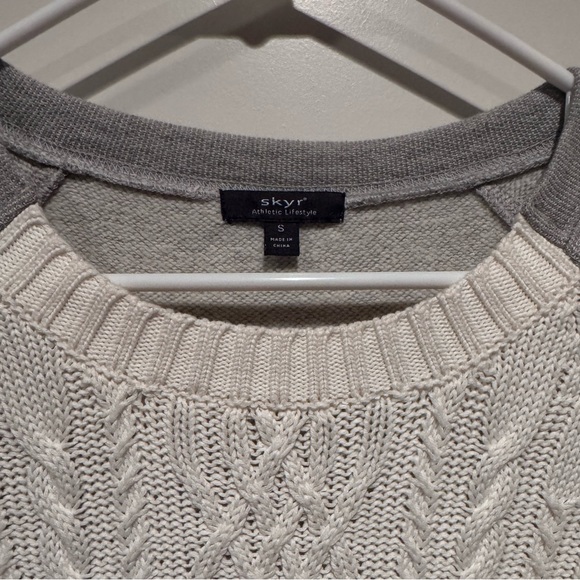 Skyr Cable Knit Raglan Sweater - Picture 2 of 4